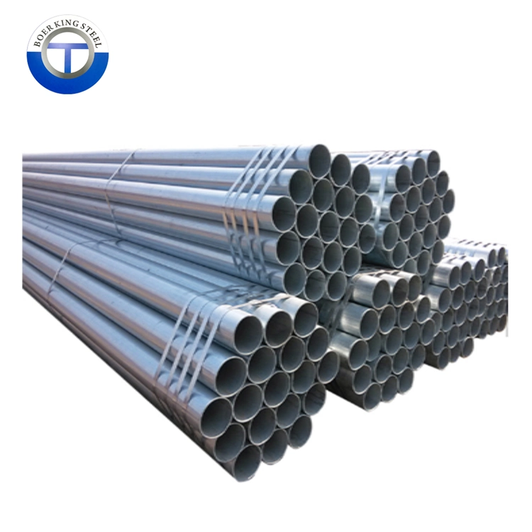 API Gas Line ERW, Hsaw Carbon Steel Pipe with Galvanized/Polyethylene Coated for Casing/Water Treatment/UL Fire/Pile/Drilling/Construction